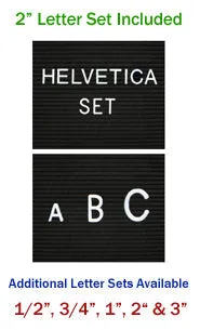 Outdoor Enclosed Letter Board Message Center 60" x 30" | Standing 2 Door Information Display Board