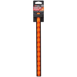 PKTool 30cm Aluminium 1/4" Drive Socket Rail - PT41720