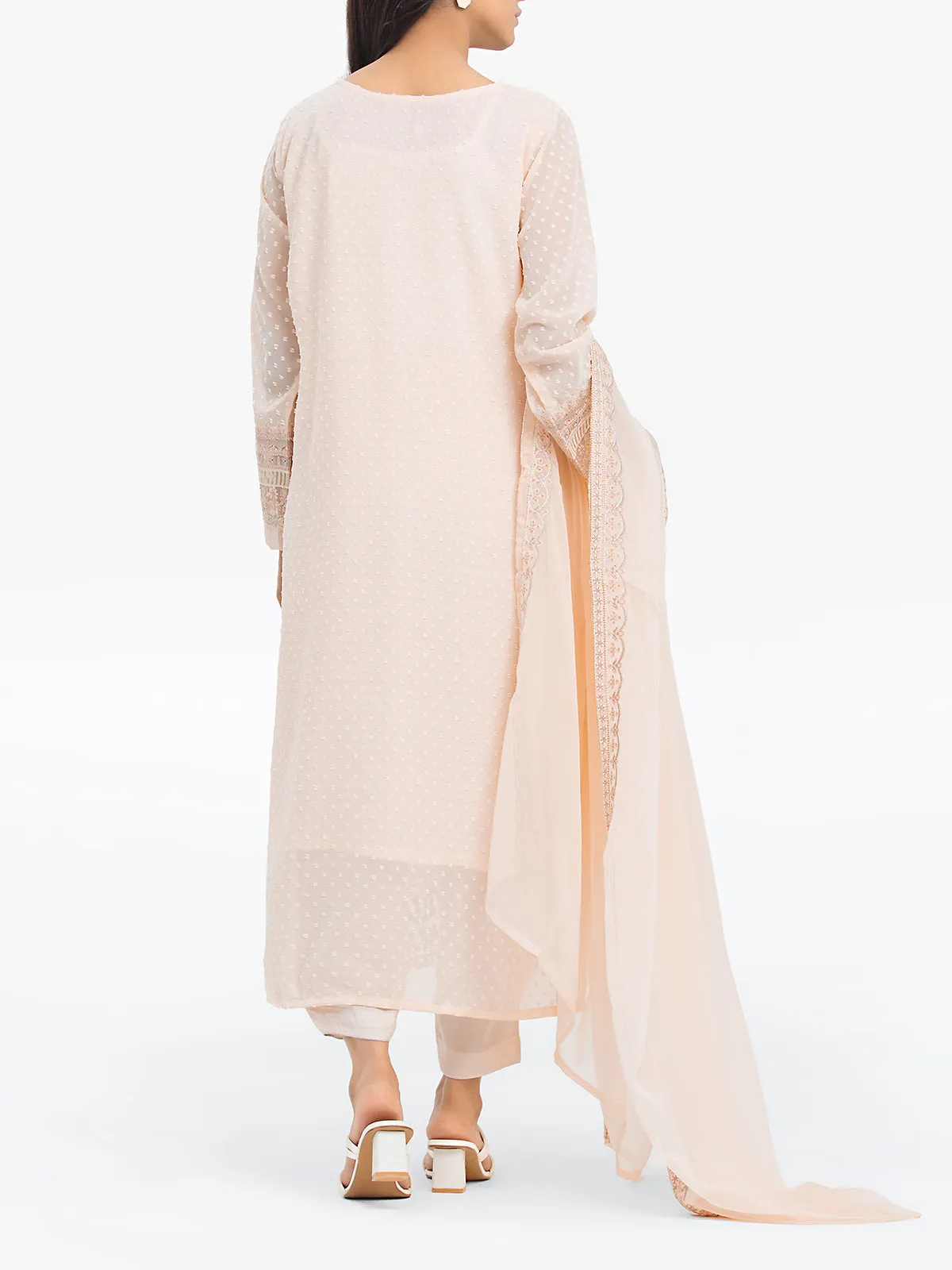 Pret 3Pc Wrinkle Chiffon Suit - EWTPLE24-00028-3P