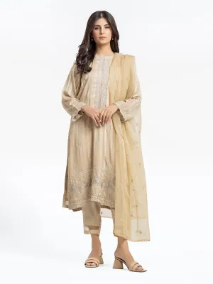 Pret 3Pc Wrinkle Chiffon Suit - EWTPLE24-00032-3P