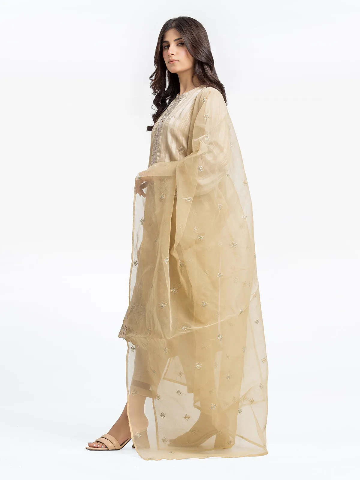 Pret 3Pc Wrinkle Chiffon Suit - EWTPLE24-00032-3P