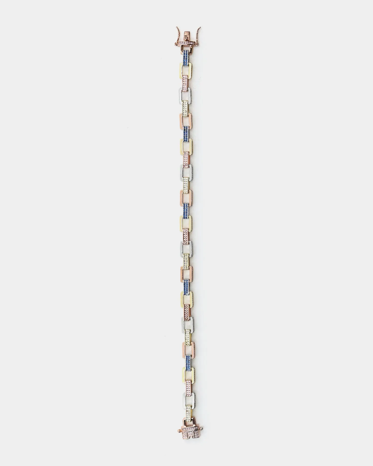 Saint Morta Tri Colour Bracelet Iced Multi
