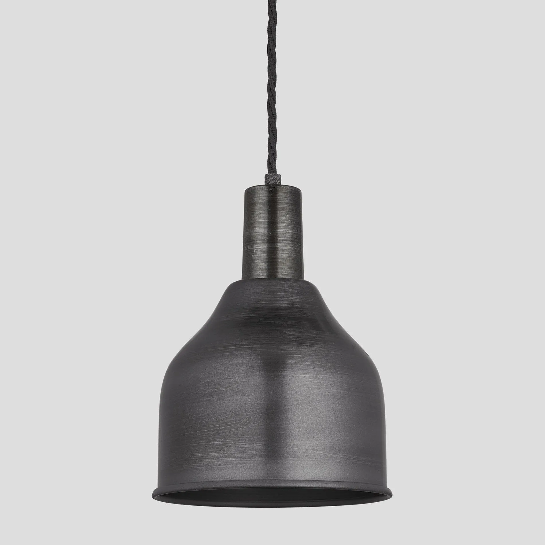 Sleek Cone Pendant - 7 Inch - Pewter