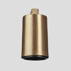Sleek Edison ES E27 Bulb Holder - Brass