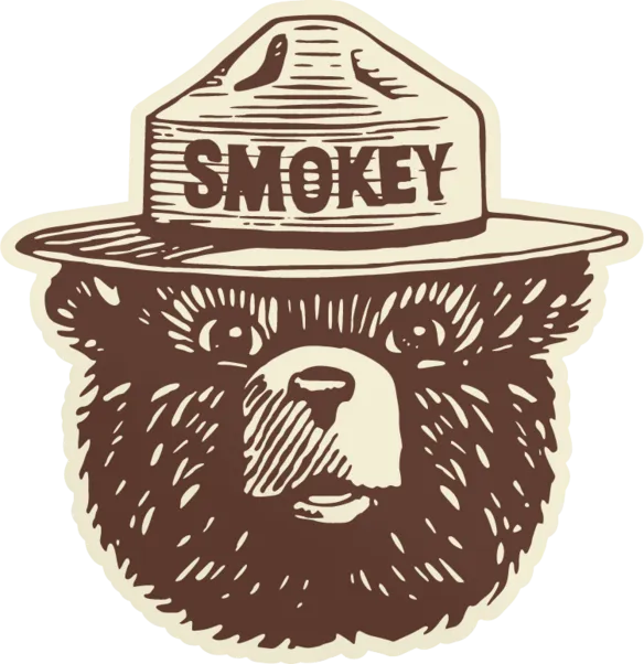 Smokey Logo Sticker