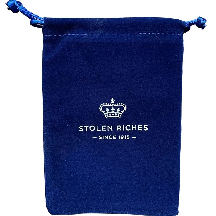 Stolen Riches Atlantic Silver Wrist Anchor in Tiqui Orange