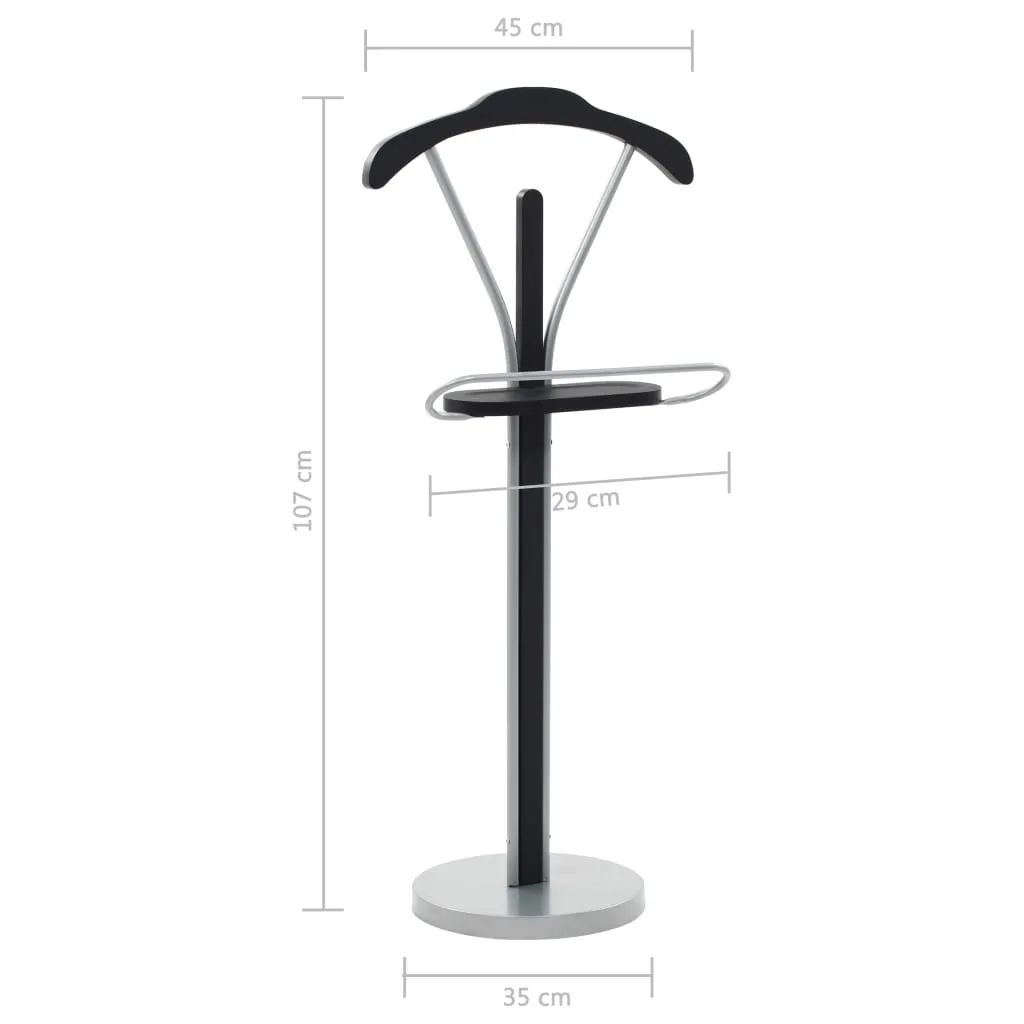 Suit Stand 45x35x107 cm Black and Grey