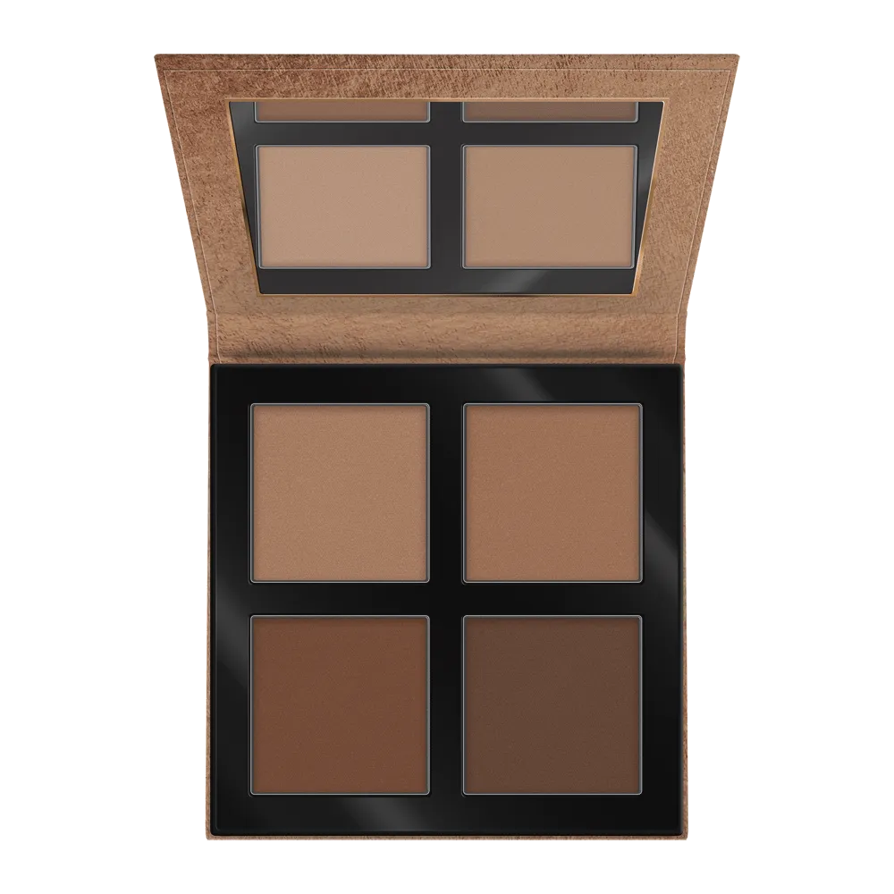 sun club matt bronzing powder palette