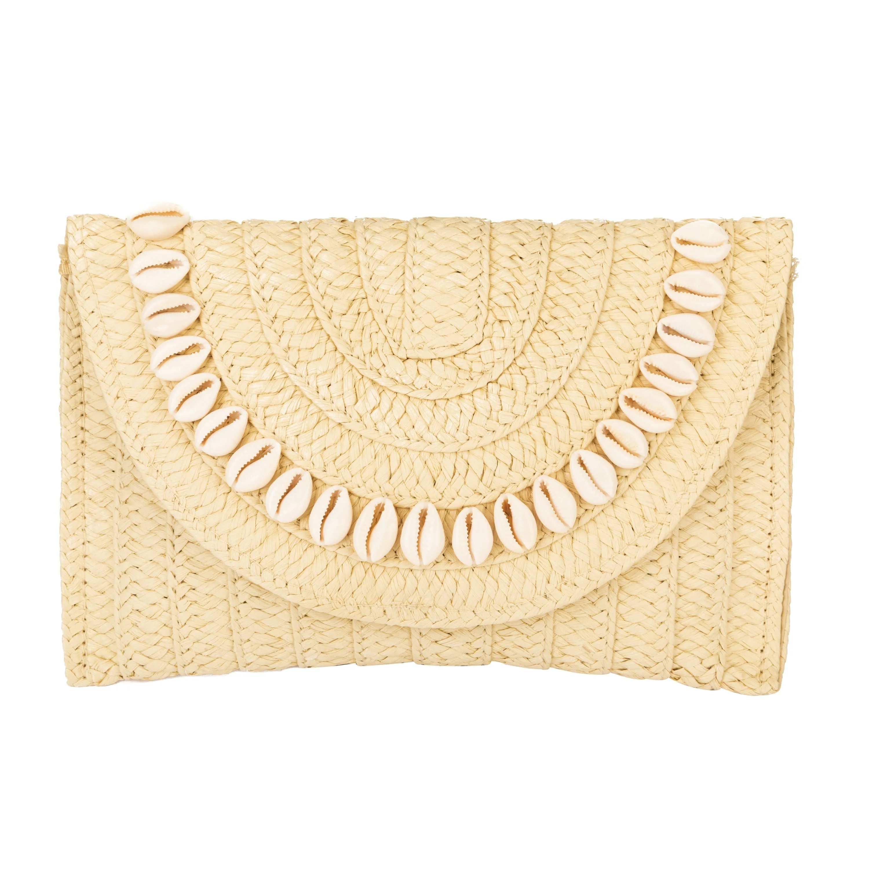 Sunny Braided Clutch