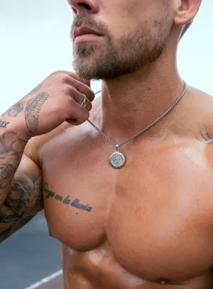 Sweatproof   Waterproof Saint Christopher Necklace