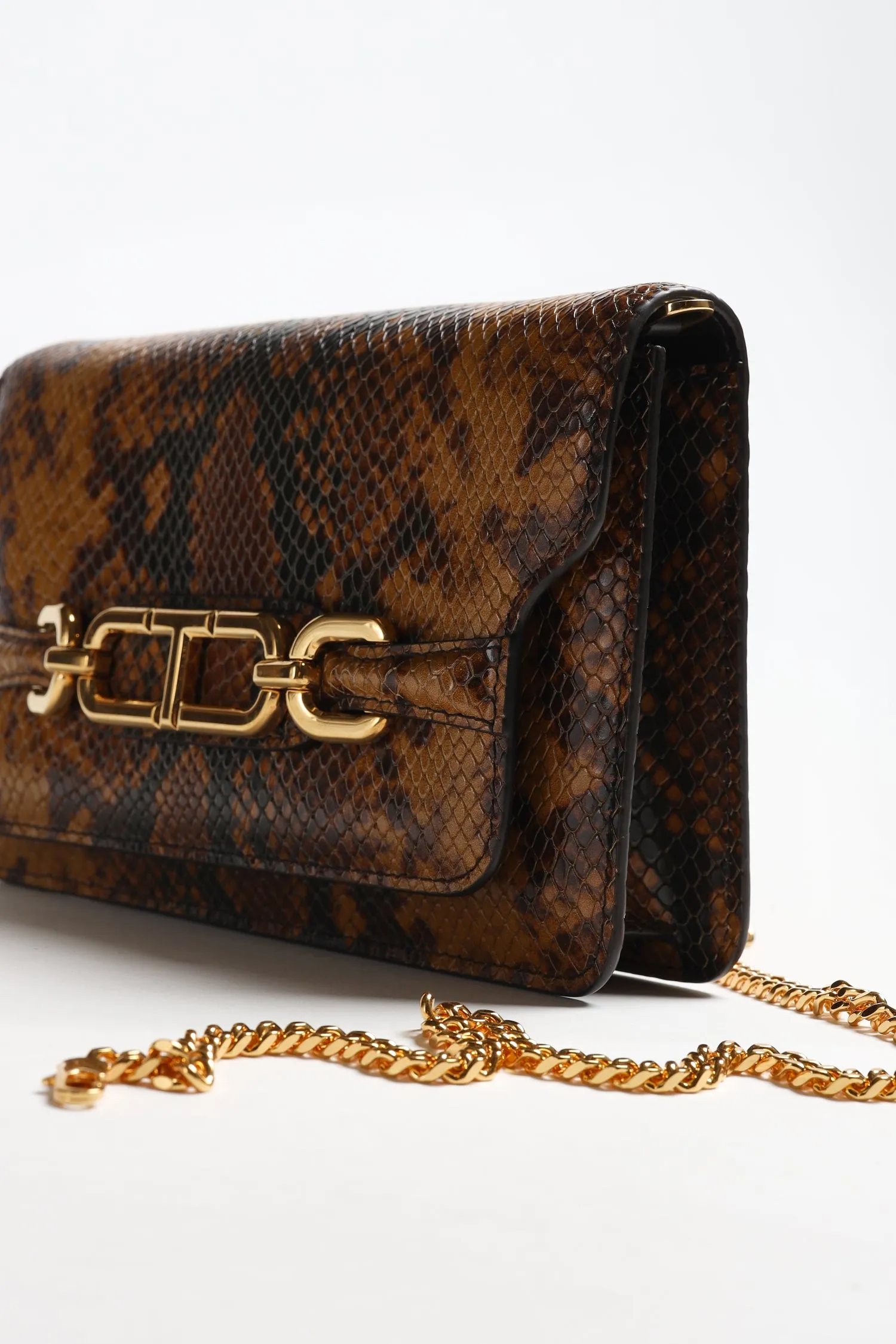 Tasche Whitney Python in Caramel