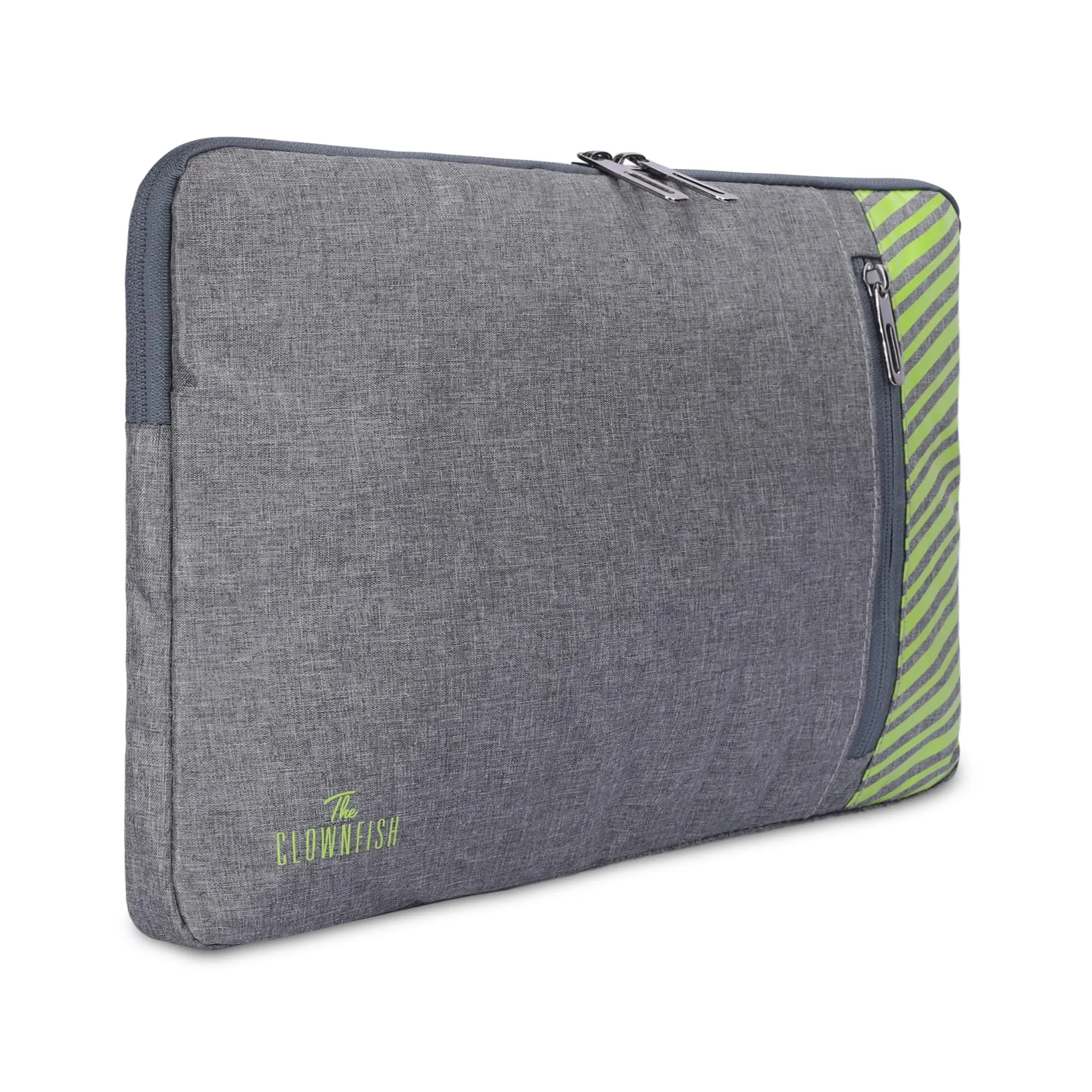 The Clownfish Algo Polyester Unisex 15.6 inch Laptop Sleeve Tablet Case (Grey)