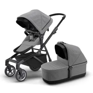 Thule Sleek Stadskinderwagen Met Reiswieg | Grey Melange