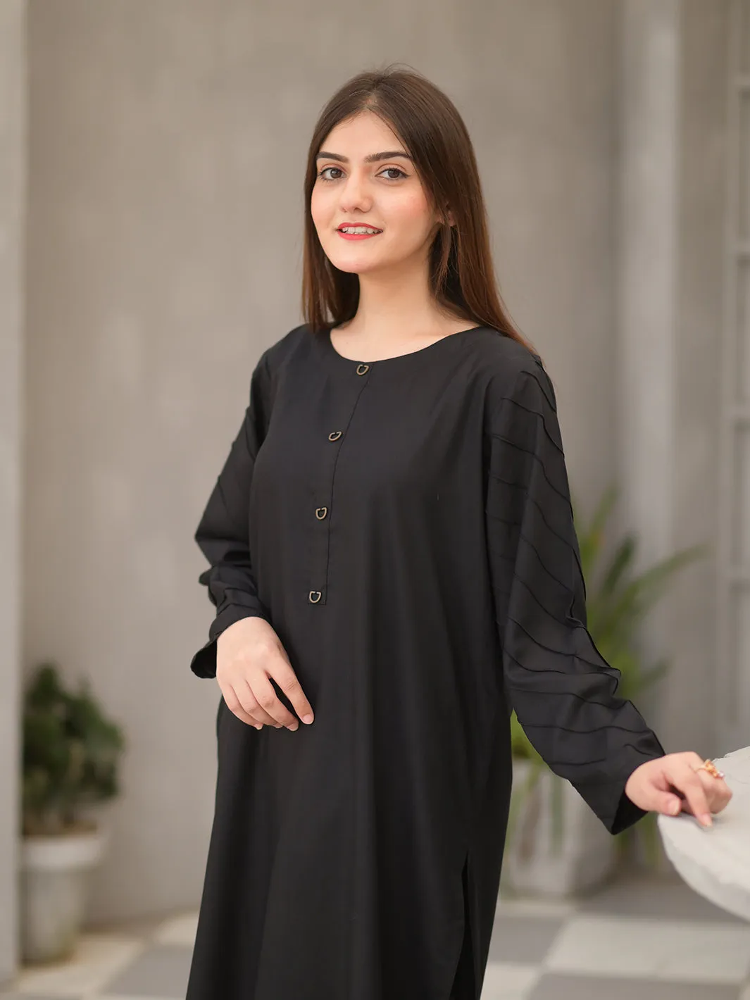 TNG Ansha Co-Ord Set-Black Collection'2024