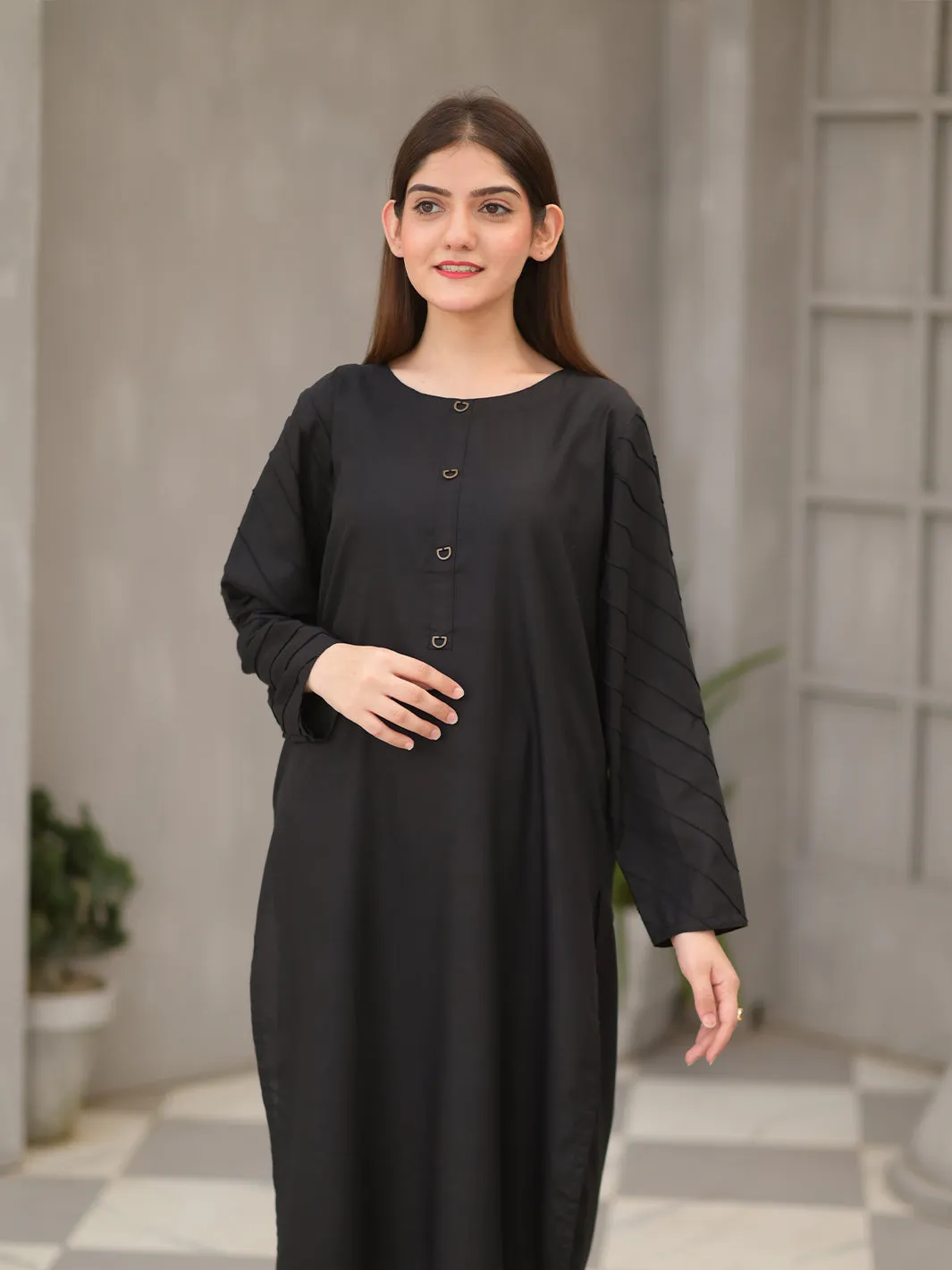 TNG Ansha Co-Ord Set-Black Collection'2024