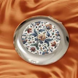 Traditional tile art Compact Travel Mirror
