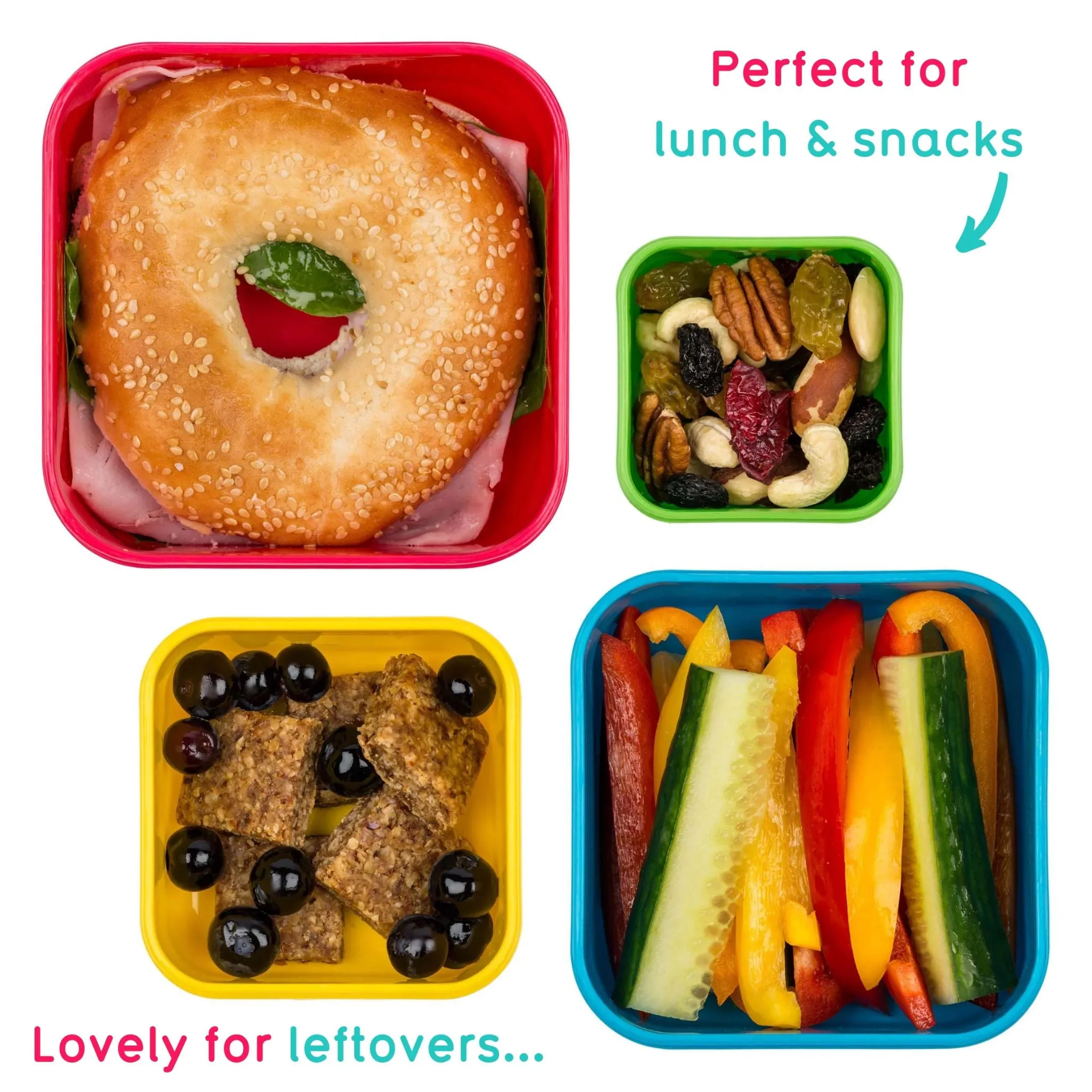 TUM TUM Nesting Snack Pots - Set of 4 (Bugs)