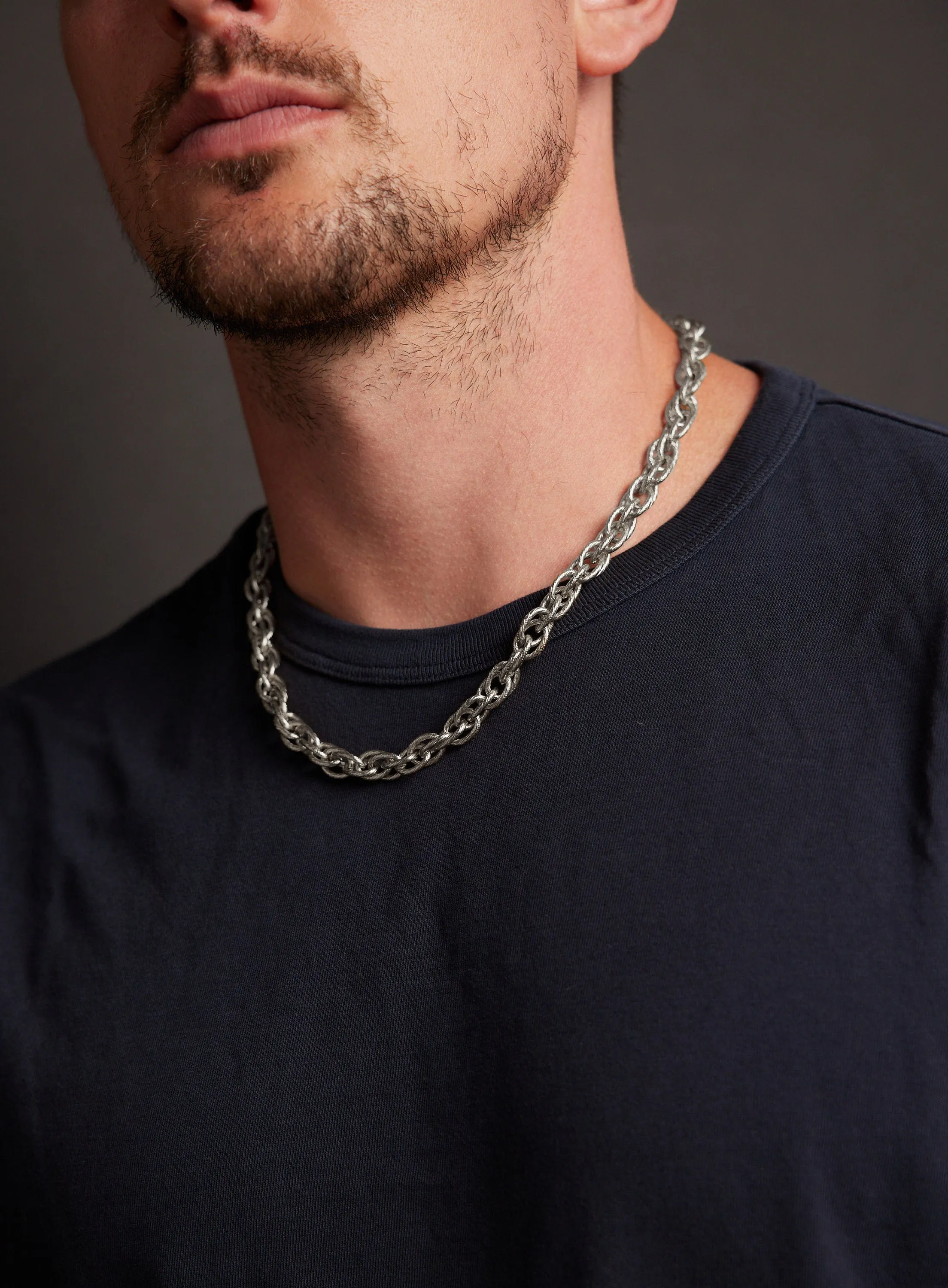 Waterproof CHUNKY Thick Rope Chain Necklace for Men