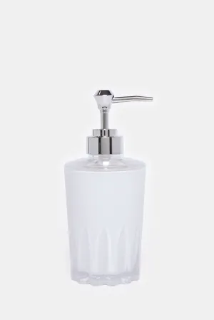 White Solid Soap Dispenser