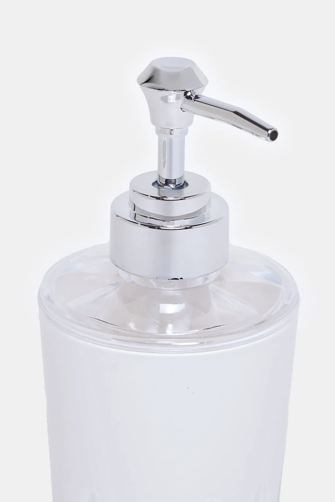 White Solid Soap Dispenser