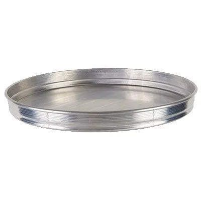 Winco APZK1215 Stackable Aluminum Pizza Pan 12 Inch Durable Design | Denson CFE
