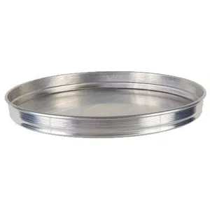 Winco APZK1215 Stackable Aluminum Pizza Pan 12 Inch Durable Design | Denson CFE