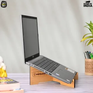 Wooden Portable Cross Laptop Stand | Laptop Accessories | Eco-Friendly | Corporate Gifts