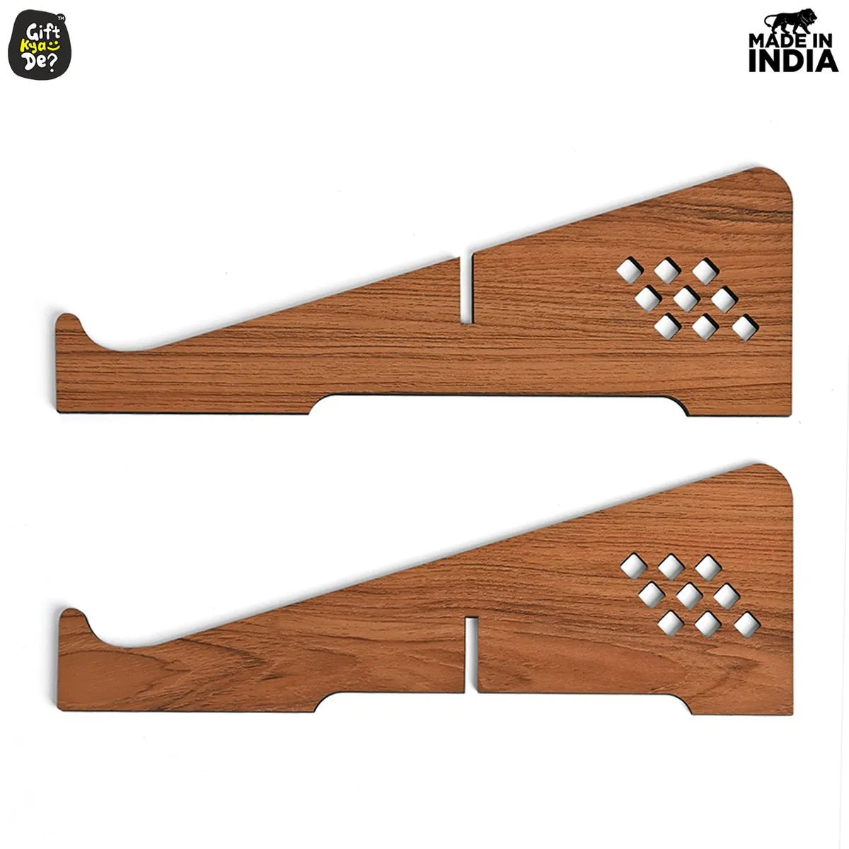 Wooden Portable Cross Laptop Stand | Laptop Accessories | Eco-Friendly | Corporate Gifts