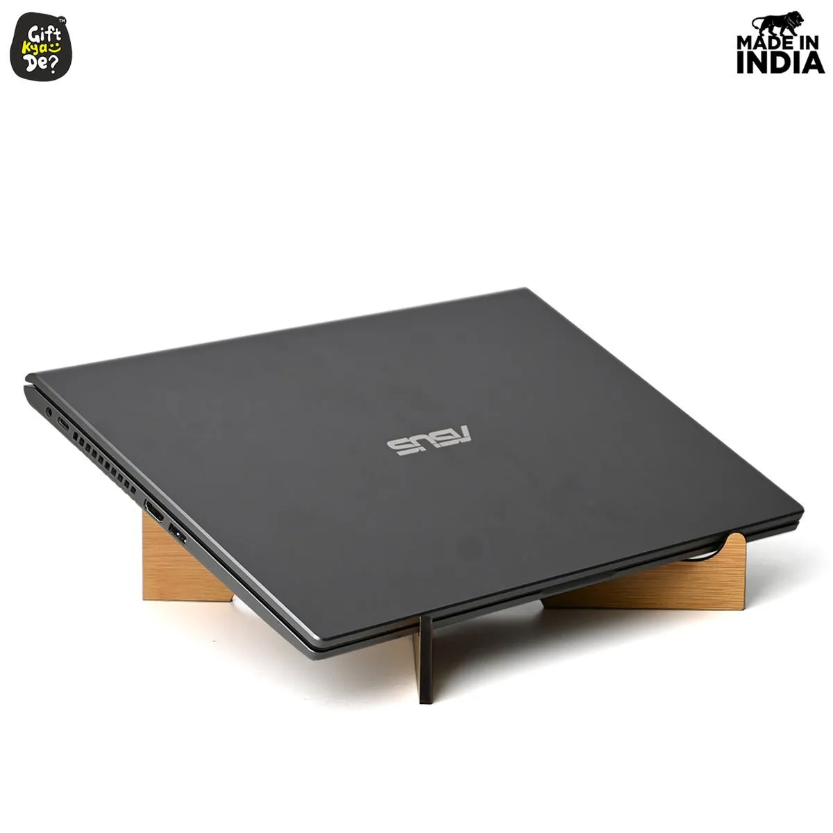 Wooden Portable Cross Laptop Stand | Laptop Accessories | Eco-Friendly | Corporate Gifts