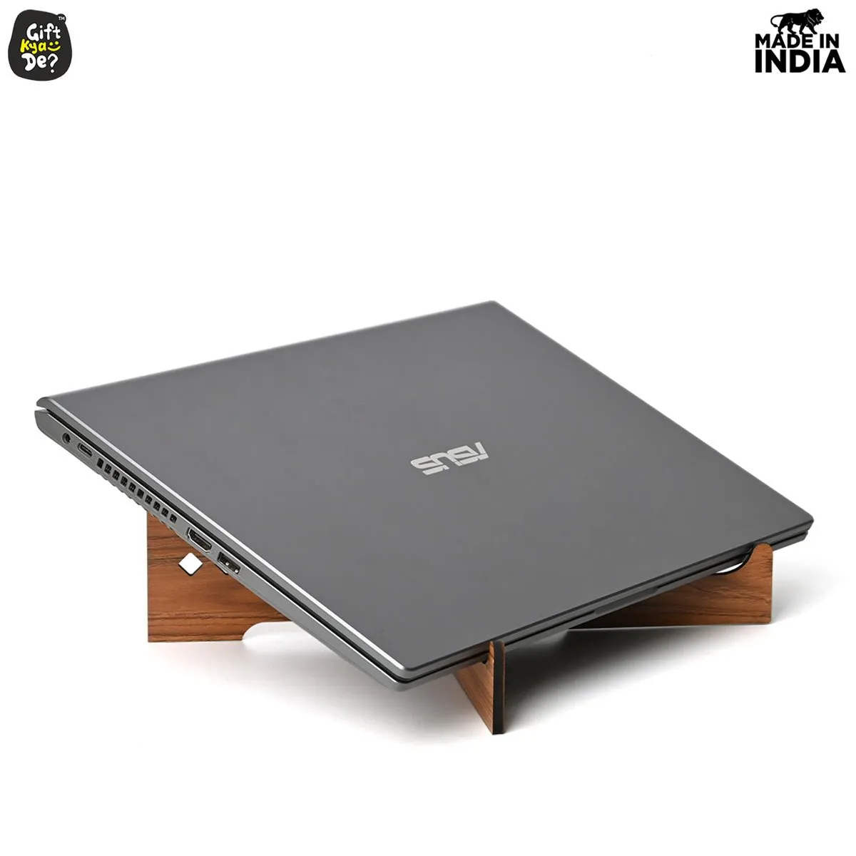 Wooden Portable Cross Laptop Stand | Laptop Accessories | Eco-Friendly | Corporate Gifts