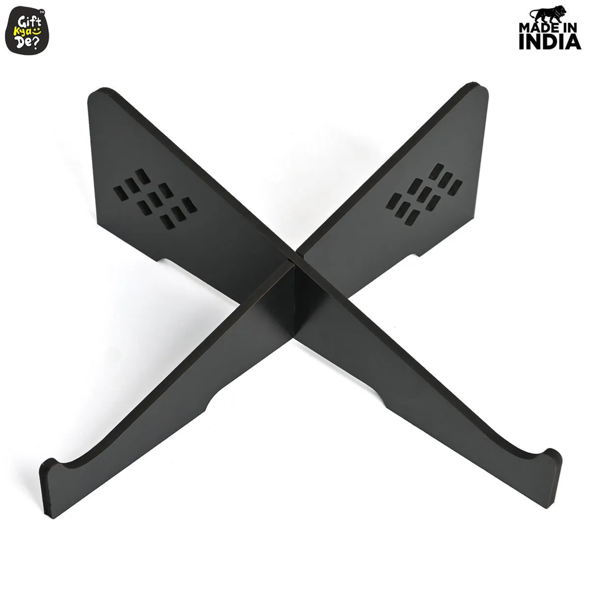 Wooden Portable Cross Laptop Stand | Laptop Accessories | Eco-Friendly | Corporate Gifts