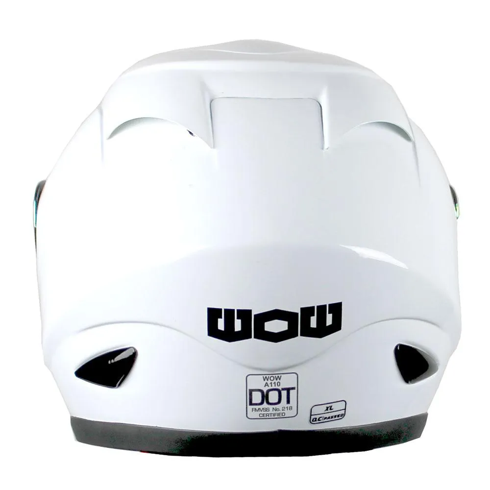 WOW Motorcycle Full Face Helmet Street Bike: HJM