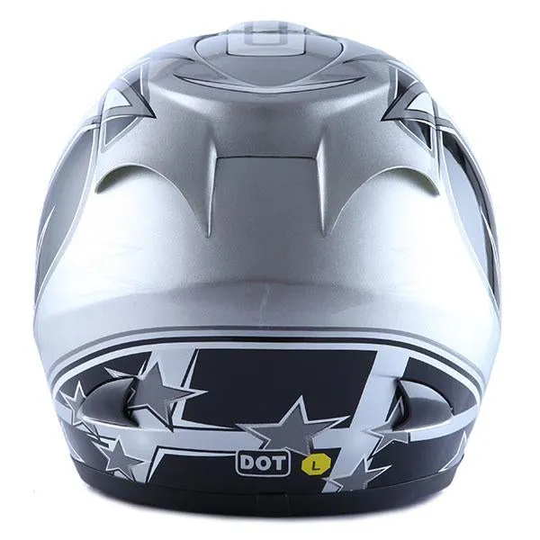 WOW Motorcycle Full Face Helmet Street Bike: HJM