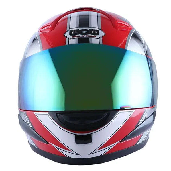 WOW Motorcycle Full Face Helmet Street Bike: HJM