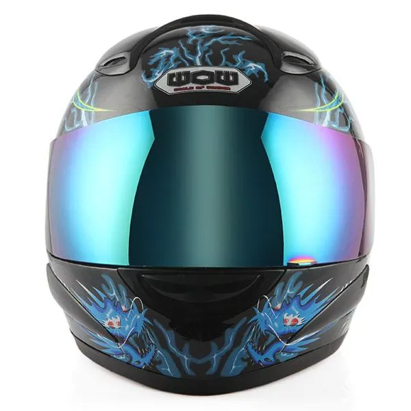 WOW Motorcycle Full Face Helmet Street Bike: HJM