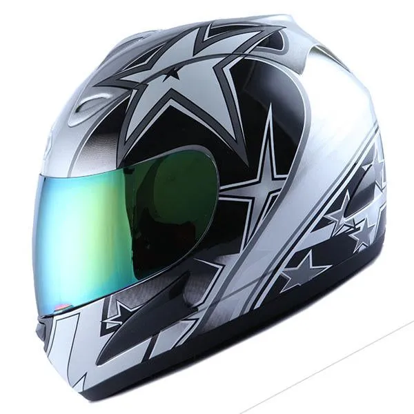 WOW Motorcycle Full Face Helmet Street Bike: HJM