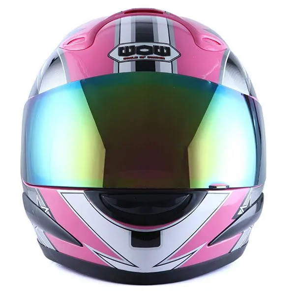 WOW Motorcycle Full Face Helmet Street Bike: HJM