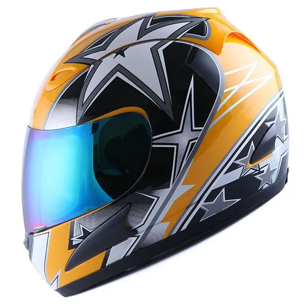 WOW Motorcycle Full Face Helmet Street Bike: HJM
