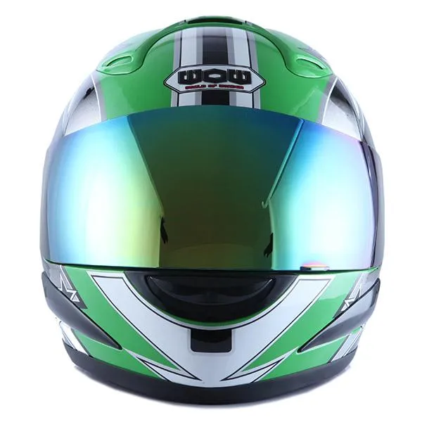 WOW Motorcycle Full Face Helmet Street Bike: HJM