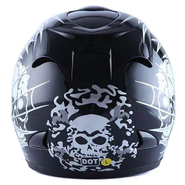 WOW Motorcycle Full Face Helmet Street Bike: HJM