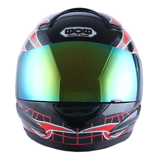 WOW Motorcycle Full Face Helmet Street Bike: HJM