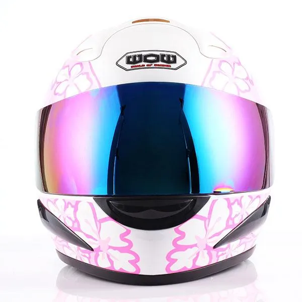 WOW Motorcycle Full Face Helmet Street Bike: HJM