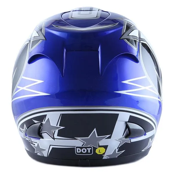 WOW Motorcycle Full Face Helmet Street Bike: HJM