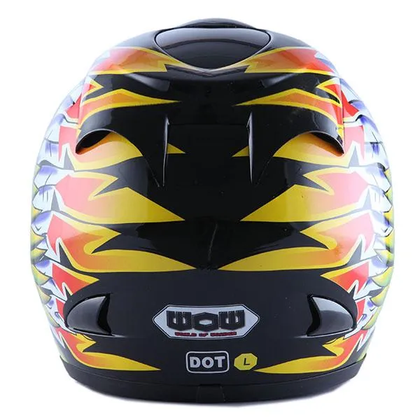 WOW Motorcycle Full Face Helmet Street Bike: HJM