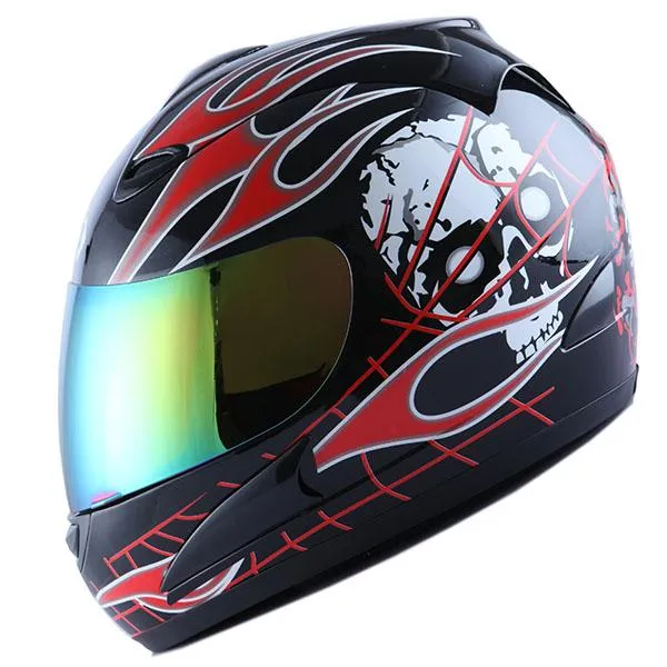 WOW Motorcycle Full Face Helmet Street Bike: HJM