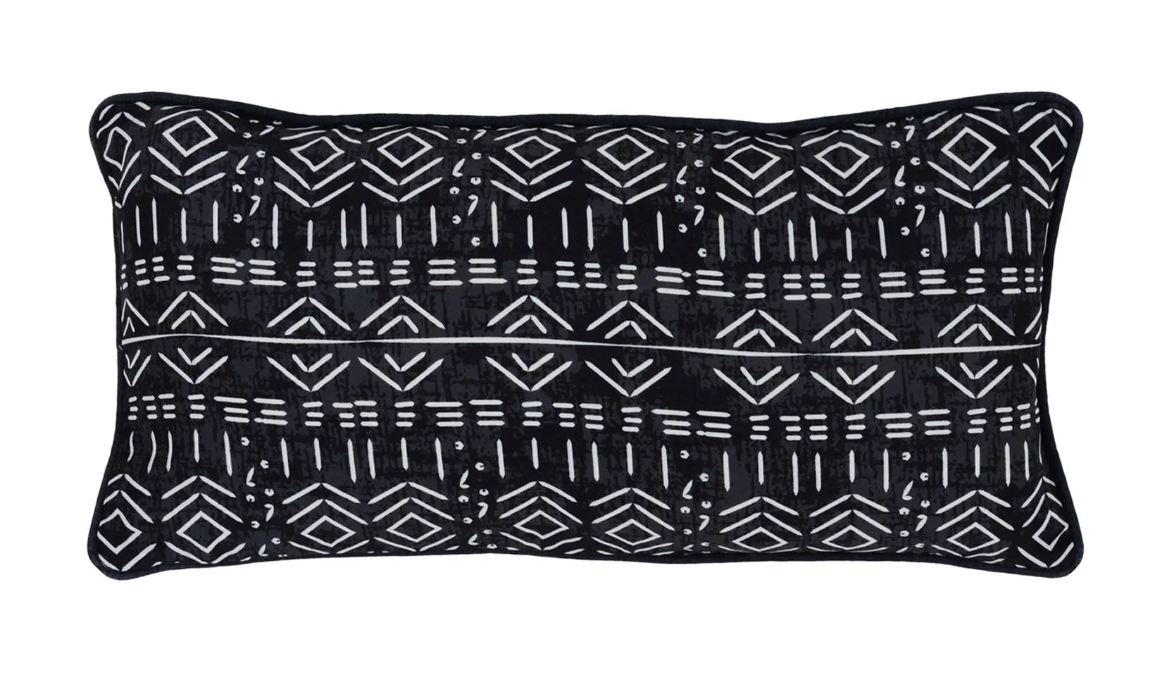 Zulu Black Lumbar Pillow