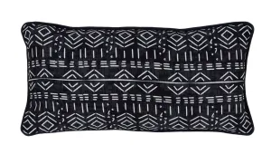 Zulu Black Lumbar Pillow